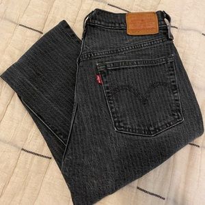 Black Levi’s jeans